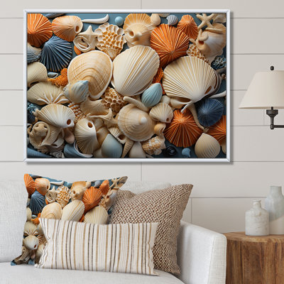 " Beach Seashell Collage "