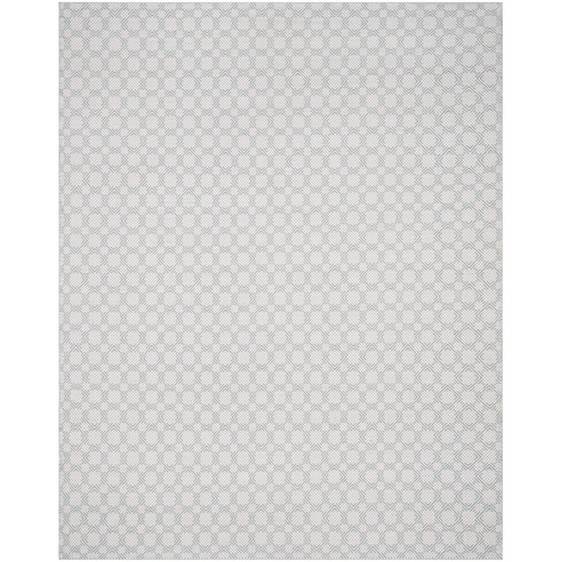 Lorain Hand Woven Cotton Geometric Rug, Rectangle 8' x 10'