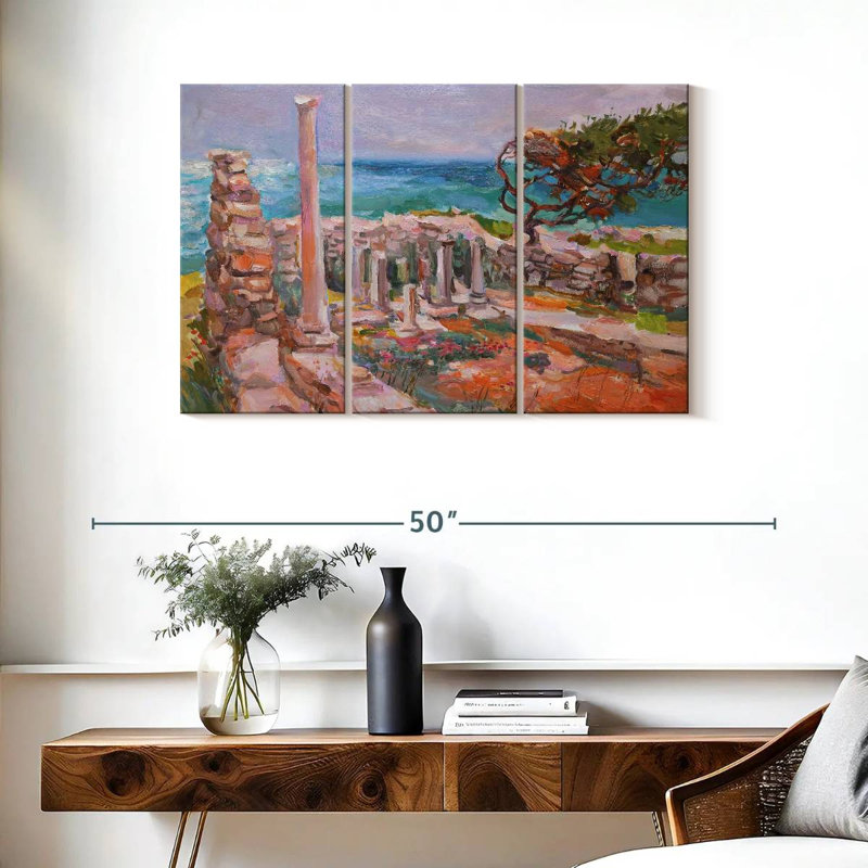 Lilie Aegean Sea Colonnes, H 24 po x l 38 po