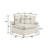 6-Piece Modular Sectional Set In Corduroy Velvet-818593306
