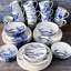 School Of Fish Porcelain Dinner Plate
