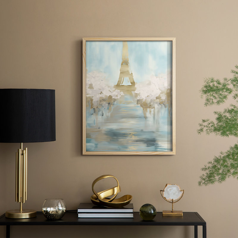 Reproduction encadrée FLORAL Series Dxxvii - bois massif, H 30 po x l 24 po