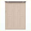 Grand lit escamotable avec lumières DEL et grand lit escamotable beige pour petits espaces