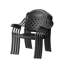 Chaises de jardin pour l'extérieur - Structure en aluminium, coussins beiges, résistant aux intempéries pour patio-298817828-277907949