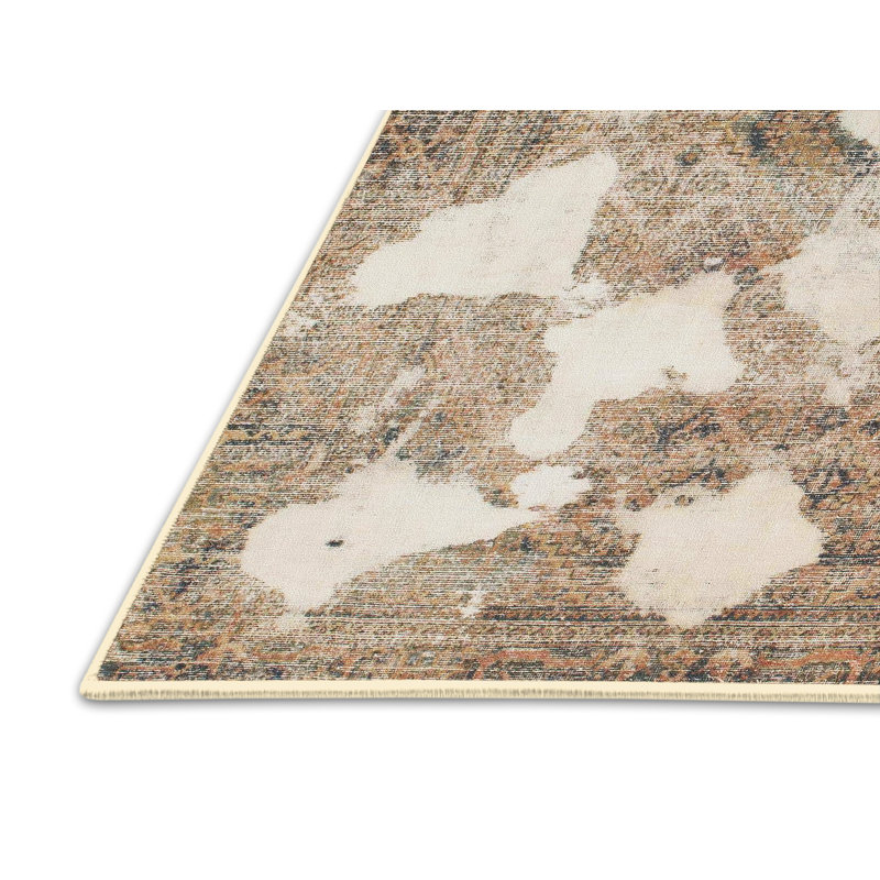 Abstract Indoor Rug, Runner 2' x 5'