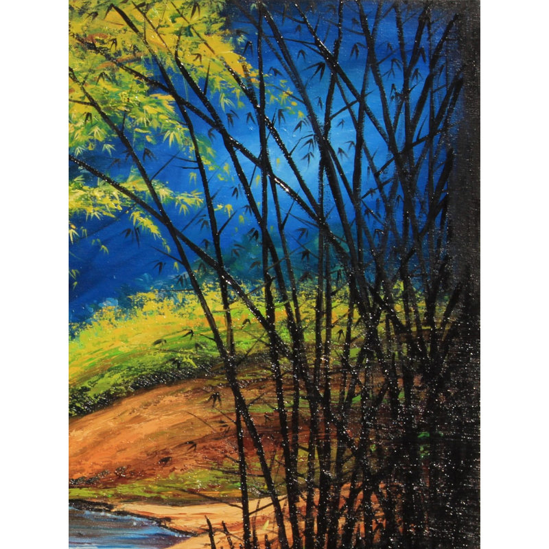 A Secret Path | Oil On Canvas For Wall Decor | By Devraj
