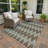 Machine Washable Indoor/Outdoor Kugler ACN2415 Geometric Rug-284559723