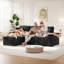 3 Seater Corduroy Sofa & Chaise-432756883