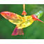 Colibris suspendus en acrylique à cinq tons Laury