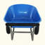 Chariot à deux roues pour jardin Blue Wheel 15 pouces WB189BL