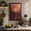 Flamingo in Repose Boho 1 Piece Wrapped Canvas Wall Art-1439116877-1439116885