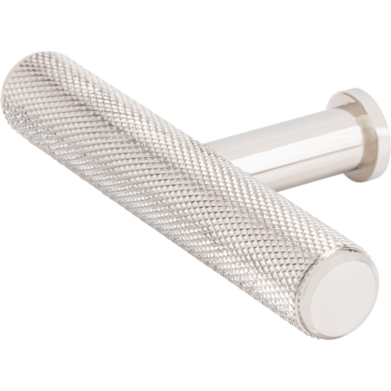 Beliza 2 3/4" Length Knurled T Knob, Polished Nickel