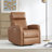 Arrianna-Fiona Genuine Leather Swivel Power Recliner-1570219396