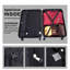 3 Piece Luggage Sets PC+ABS Lightweight Suitcase With Two Hooks, Spinner Wheels, (20/24/28) Red