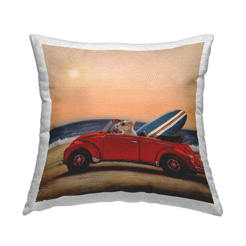 Coussin souris Mouse Beach