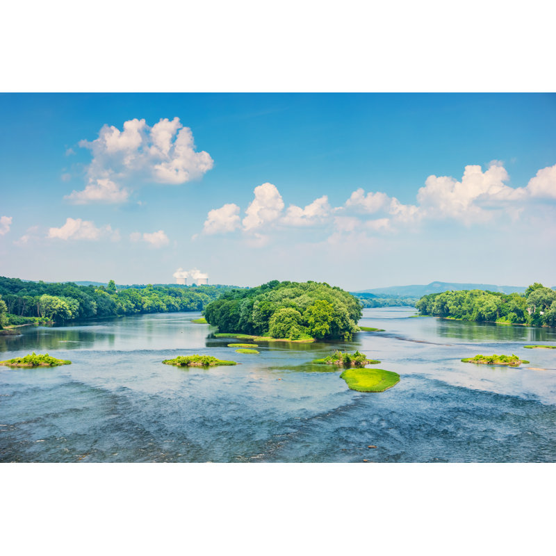 Rivière Susquehanna par Benedek, H 24 po x l 36 po