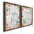 Walnut Framed Canvas