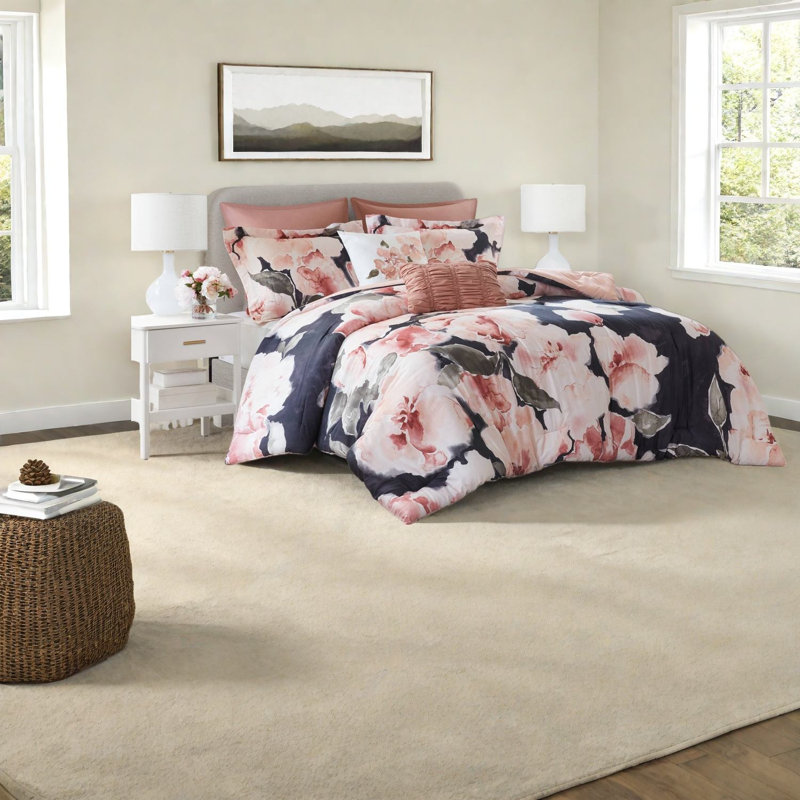 Oversized Comfort Bedding Sets, Cotton Cal King Modern Home Style