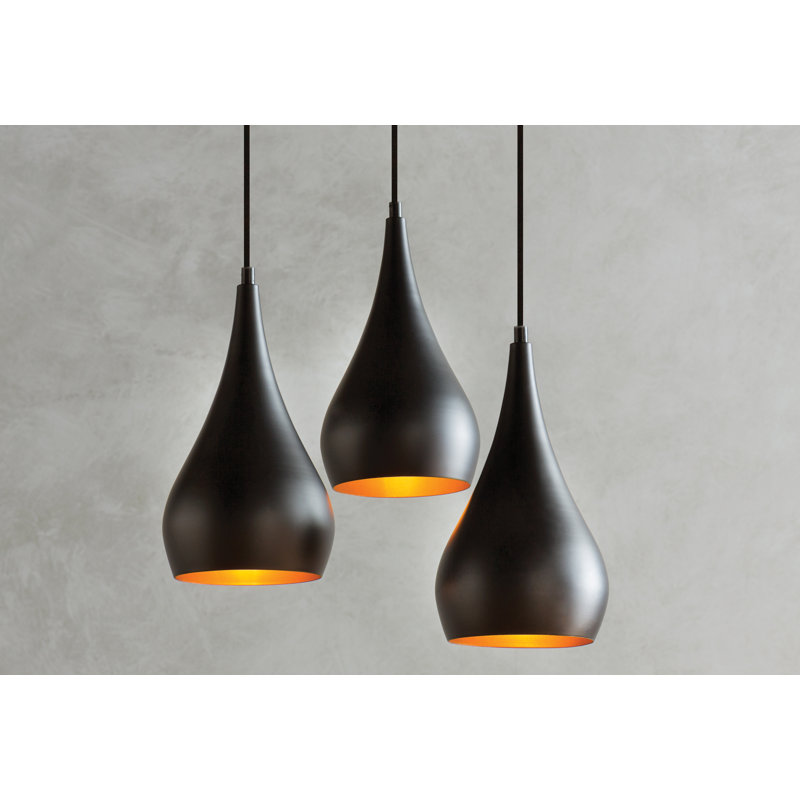 Franconia 3 - Light Cluster Pendant, Black
