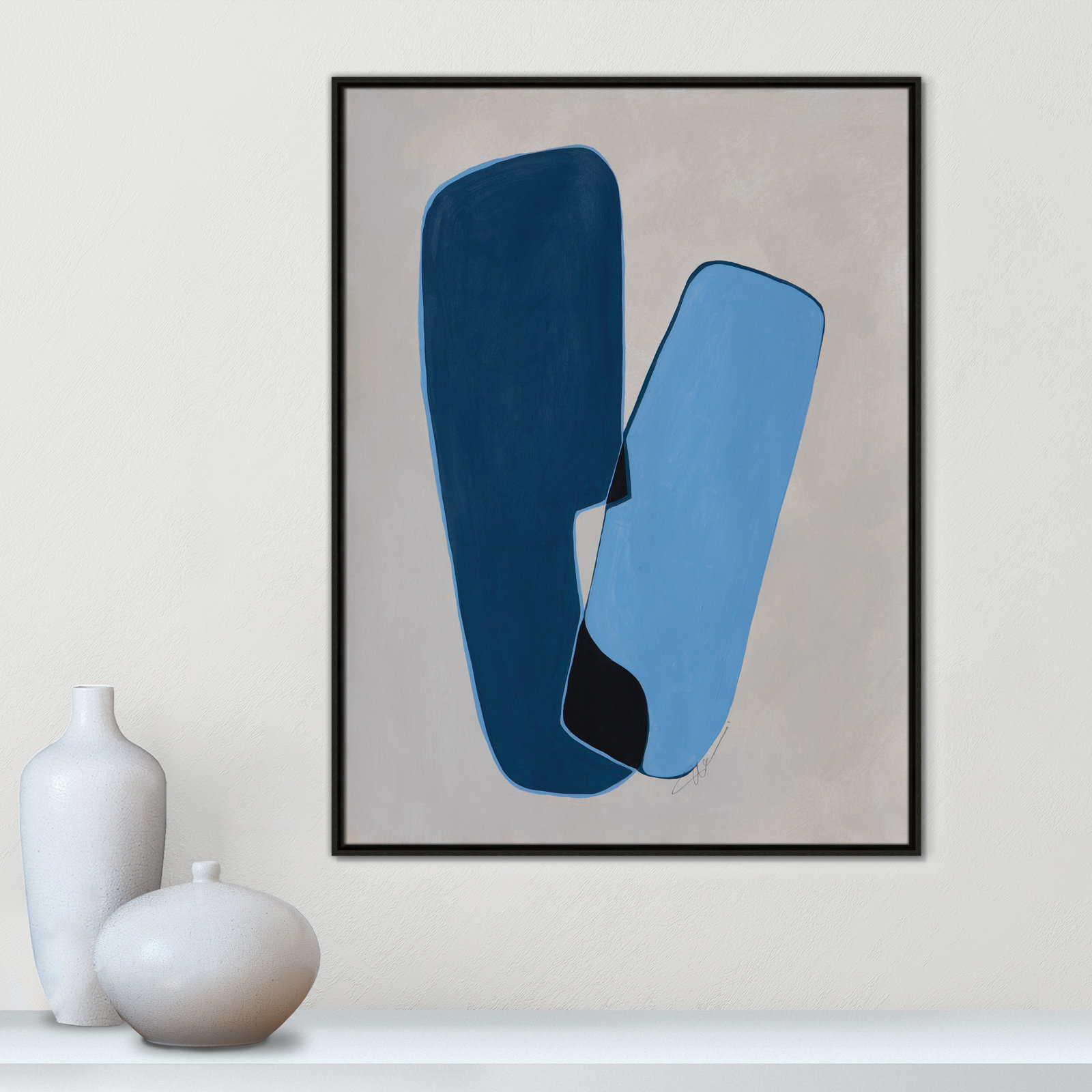 In Unity Collection "In Unity II" Print, Espresso Framed, 41.5" H x 31.5" W x 2" D