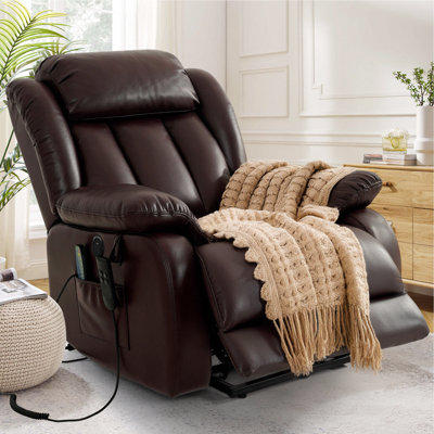 Couverture électrique pour fauteuil relevable, couverture confortable et douce