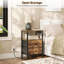 Annasha 39cm W Metal Bedside Table
