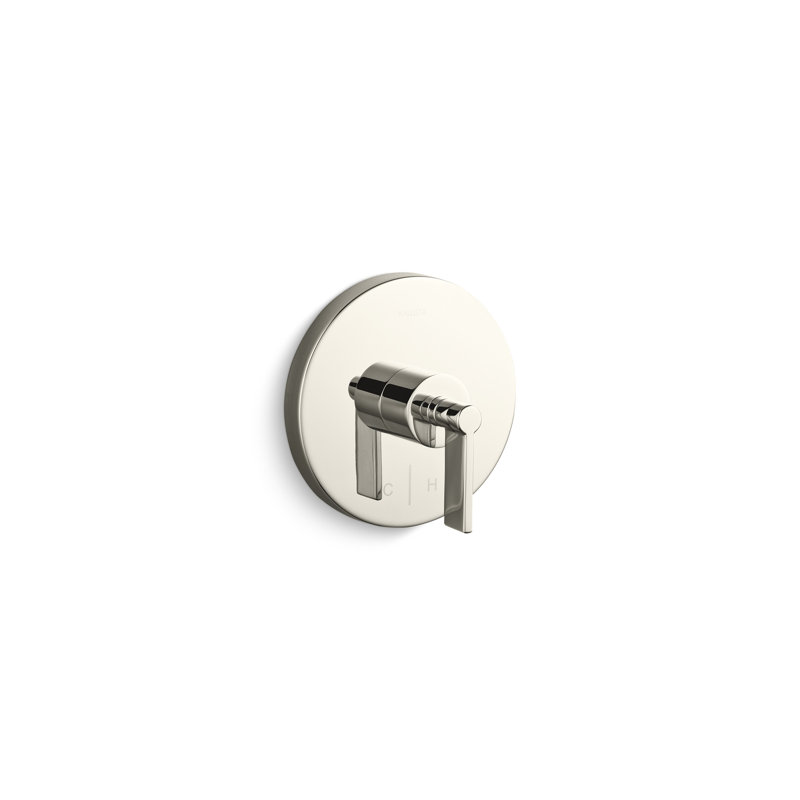 One™ Thermostatic Trim, Lever Handles, Polished Nickel
