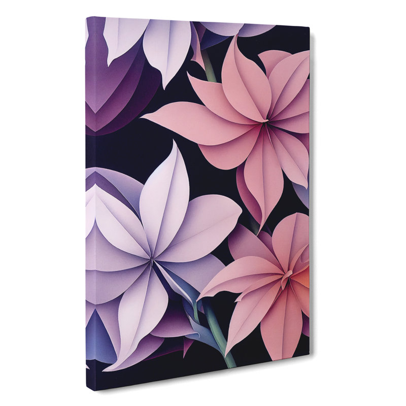 XC1022-4186X Stimulating Flowers - Wrapped Canvas Print, 50cm H x 35cm W x 3cm D