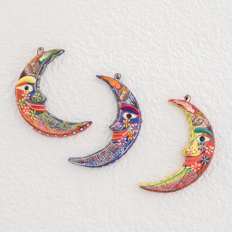 Ensemble de 3 décorations murales en céramique Blais