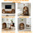 Arched Small Bookcase