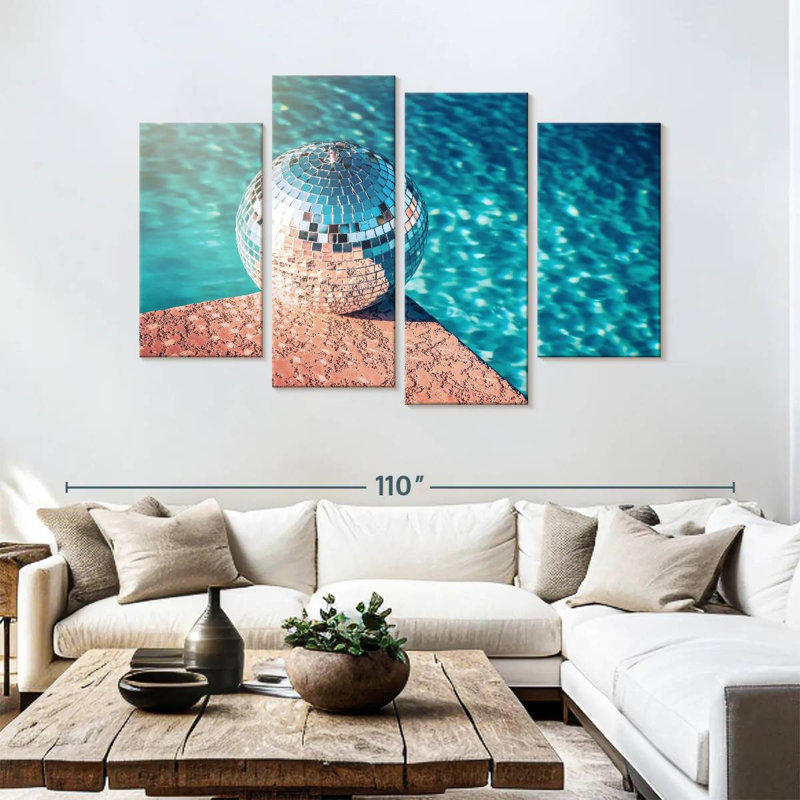 Abarca Disco Ball, 54" H x 84" W