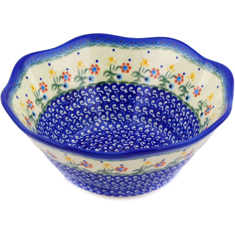 The Holiday Aisle® Rowberrow Serving Bowl, 3.9" H x 9.2" W x 9.2" D