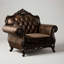 Fauteuil d'appoint en similicuir Virelli