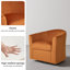 Upholstered Swivel Barrel Chair-1821474030