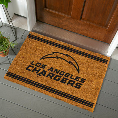 Los Angeles Chargers Large One Colour Coir Mat, 36"x24"