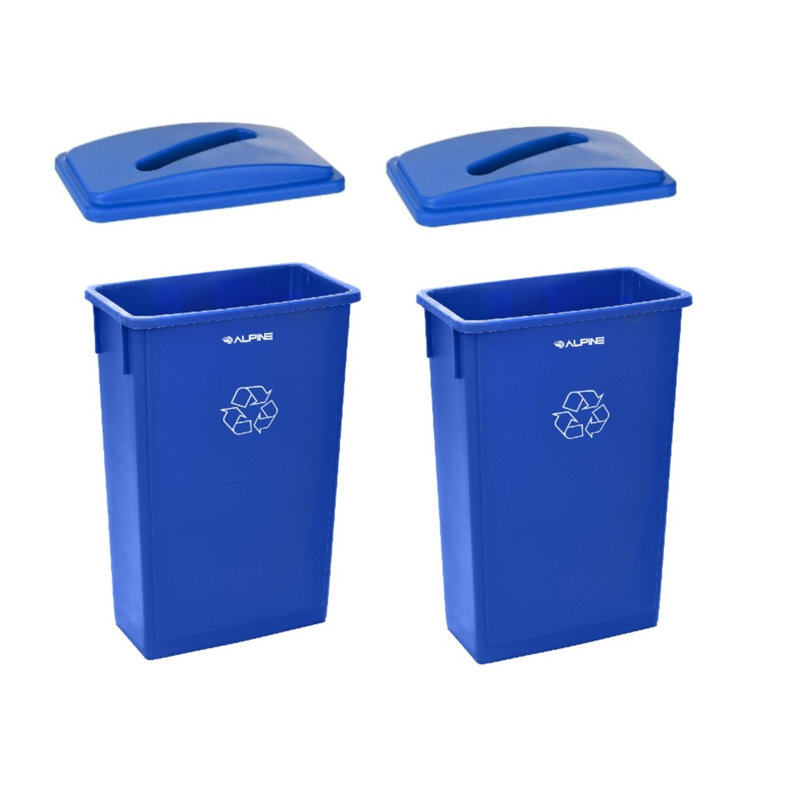 Ensemble de poubelles Recycling 23 gallons