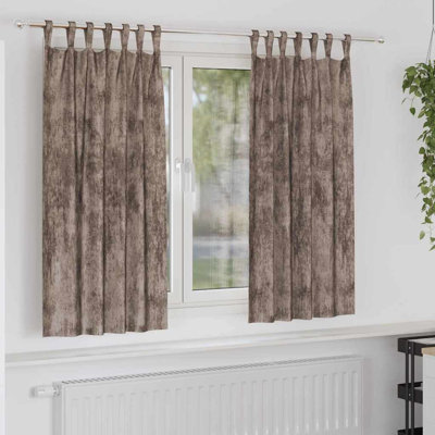 Alithia Velvet Room Darkening Curtain Pair