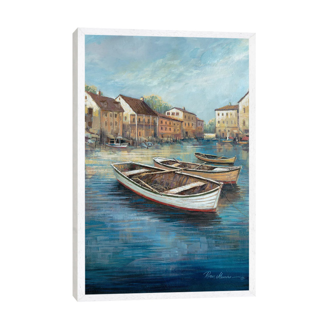 Tranquil Harbor I von Ruane Manning - Galerie- Giclée auf Leinwand