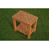 Macaluso Outdoor Square Teak Side Table