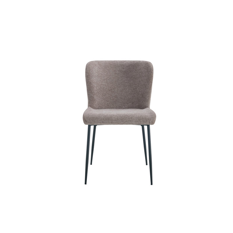 Skudeneshavn Tufted Polyester Side Chair, Taupe