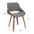 Palmona Upholstered Side Chair with Bent Wood Legs-311682155-388549178