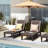 2-Pieces Outdoor Chaise Lounge Chairs with Adjustable Backrest-25642346