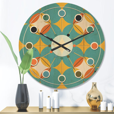 Horloge murale Diamond Retro IV - Mid-Century