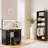79-inch Closet Storage System, Wardrobe With Storage Compartments And Hanging Zone-1673915266