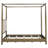 Canopy Bed Queen Brown See Below