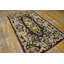 Hand Knotted Wool Floral Area Rug in Purple