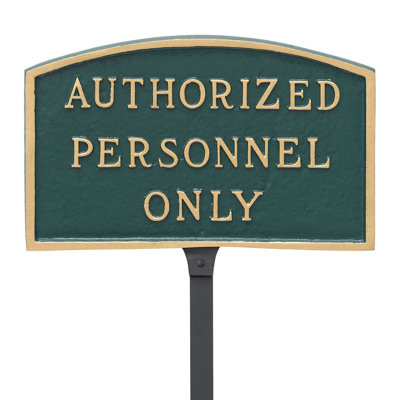 Weather Resistant Metal Garden Sign