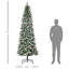 Arbre de Noël artificiel pré-éclairé enneigé-1804311901-1804311900