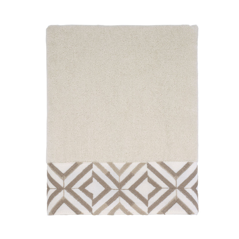 100% Cotton Towel, Ivory, 3 Piece Towel Set