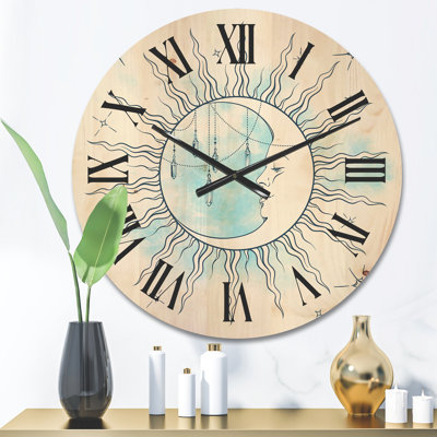 Solid Wood Wall Clock